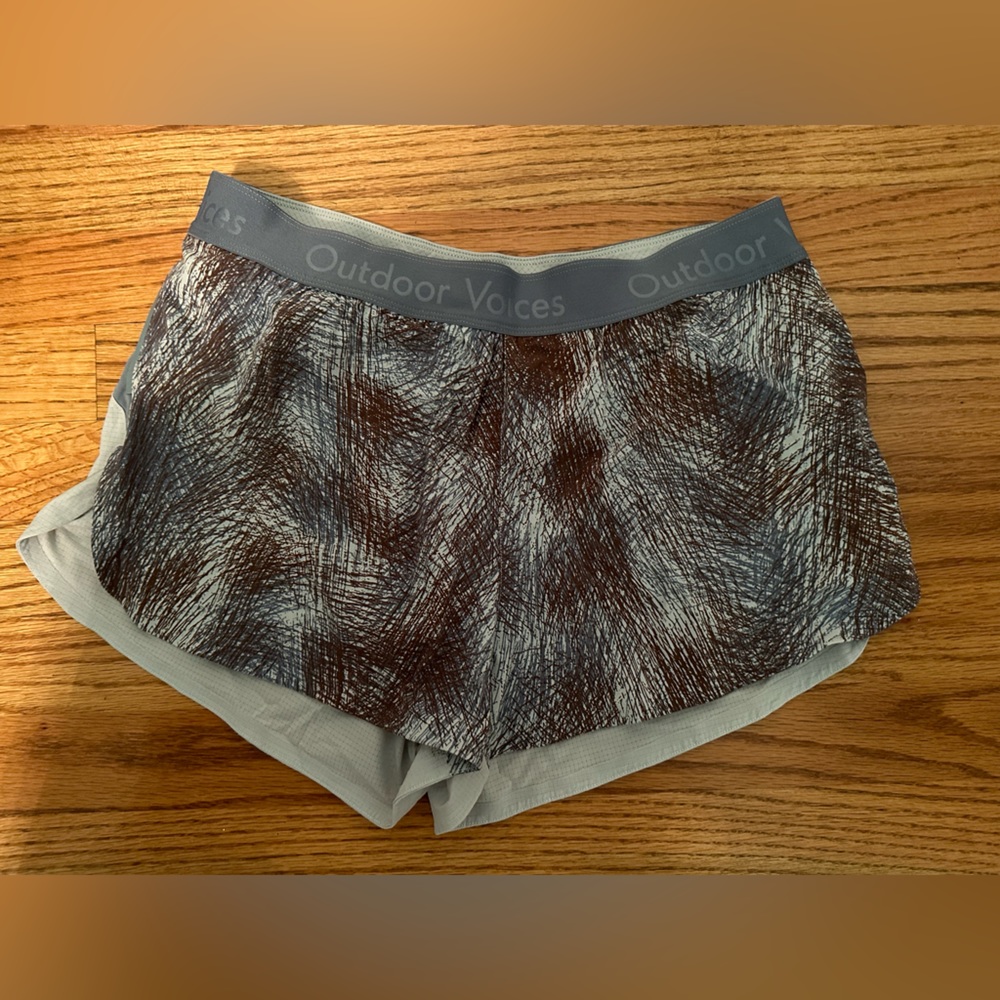 NWOT Outdoor Voice Women's Ready Set Light Speed Stretch Waist Run Short Size S